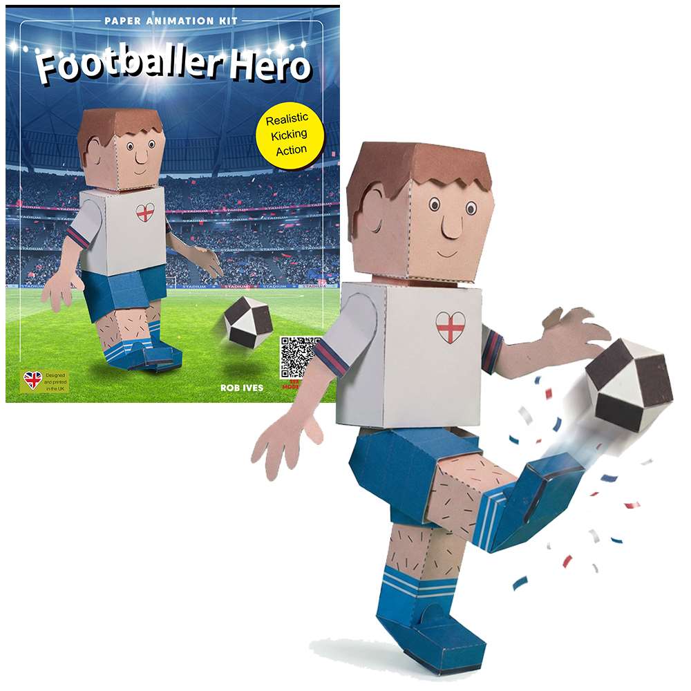 The Happy Puzzle Company Football Hero Paper Animation Kits