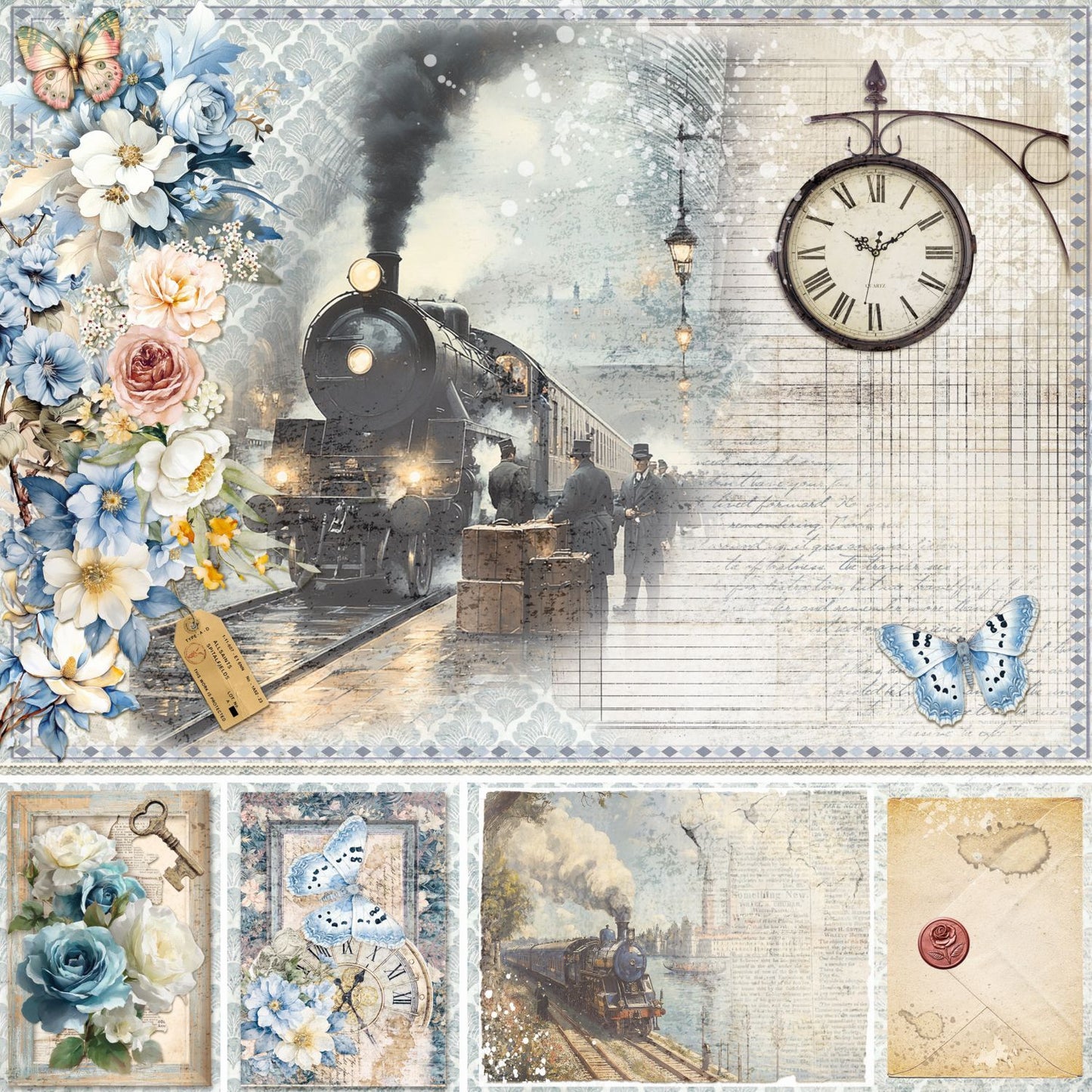 Ciao Bella Paper Eastern Journey 8"x8" Paper Pad