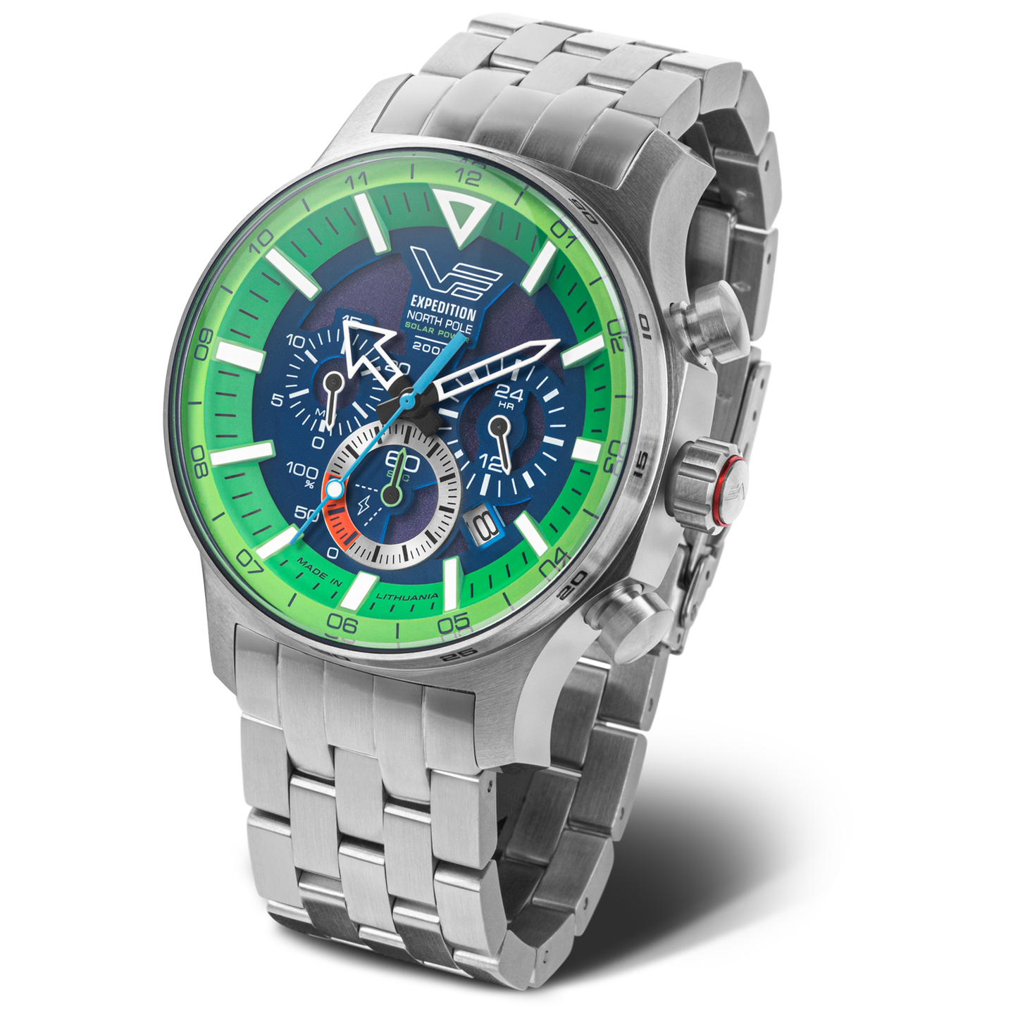 Vostok Europe Expedition North Pole 'Polar Spruce' VR42-595A733B Watch