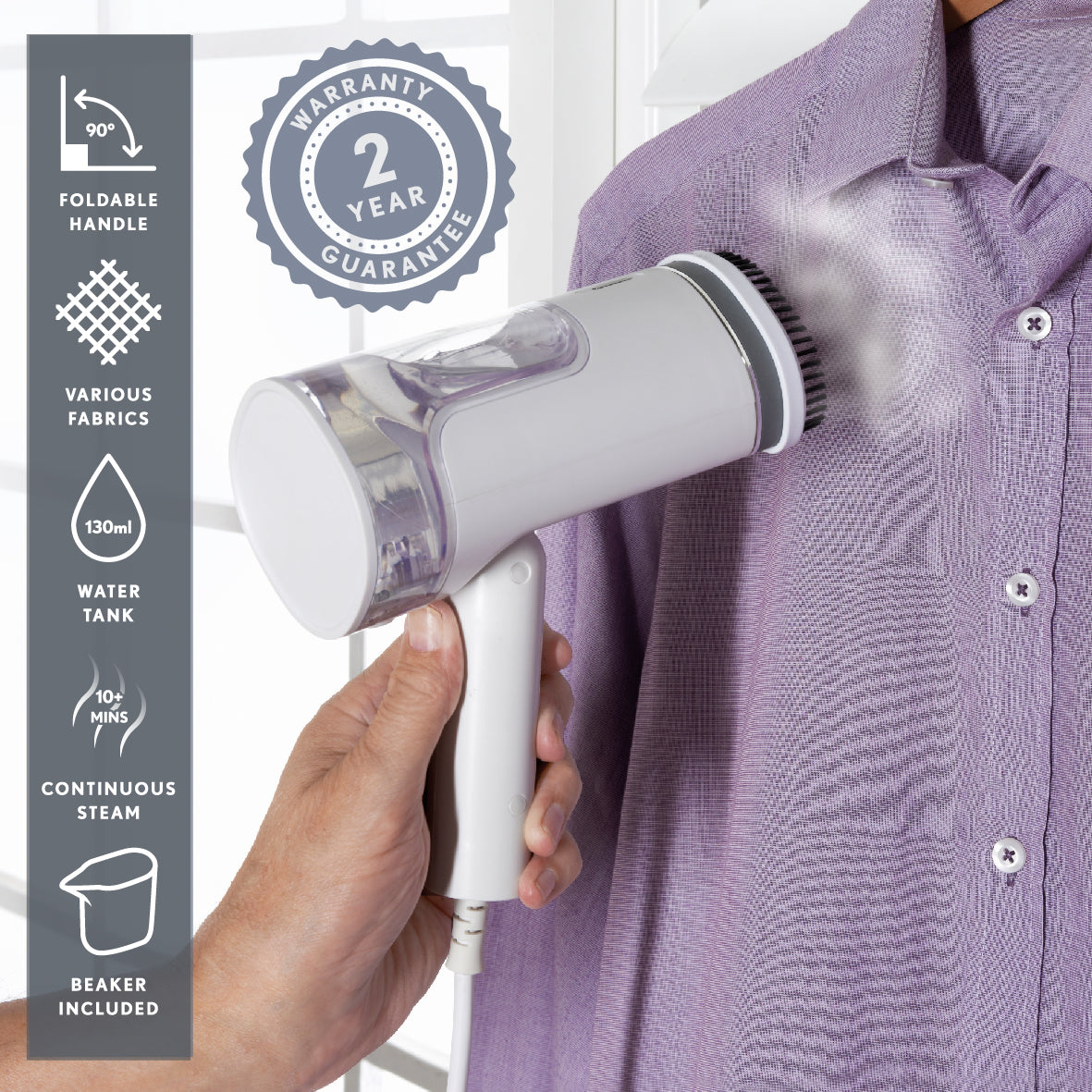 Quest Folding Garment Steamer