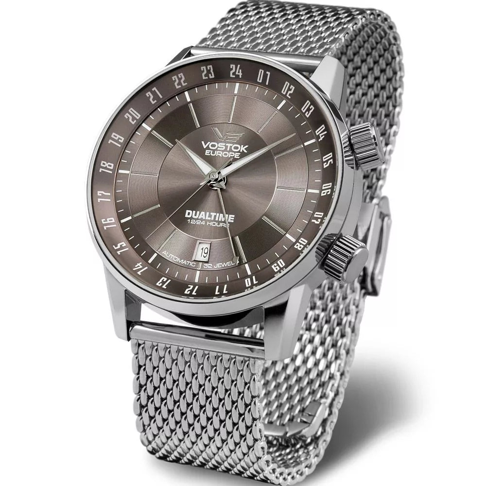 Vostok Europe GAZ-14 Limousine 2426-5601058B Automatic Dual Time Bracelet Watch