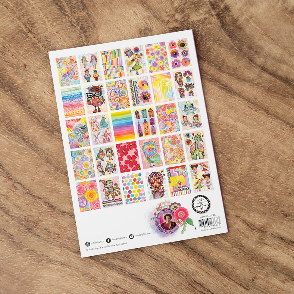 Studio Light Art By Marlene Collage Paper April 2026 Bundle | Color-happy A5 & A4 Paper Pads