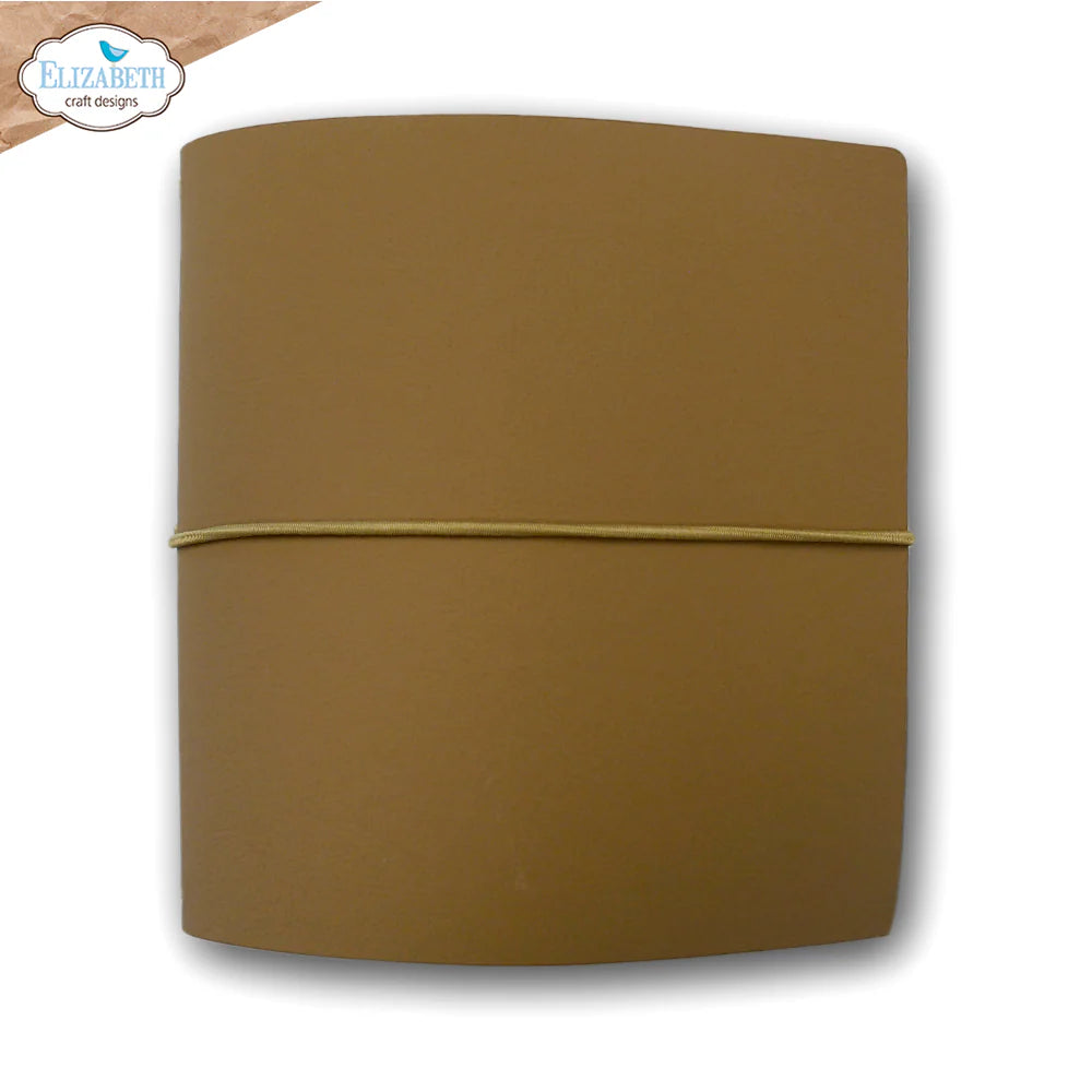 Elizabeth Craft Designs Art Journal Square XL - Sandstone - Size closed 14cm x 14cm
