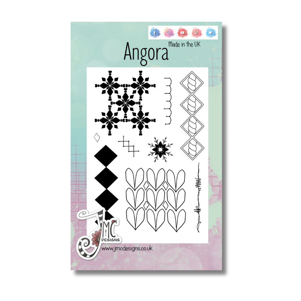 JMC Designs Angora A6 Stamp Set