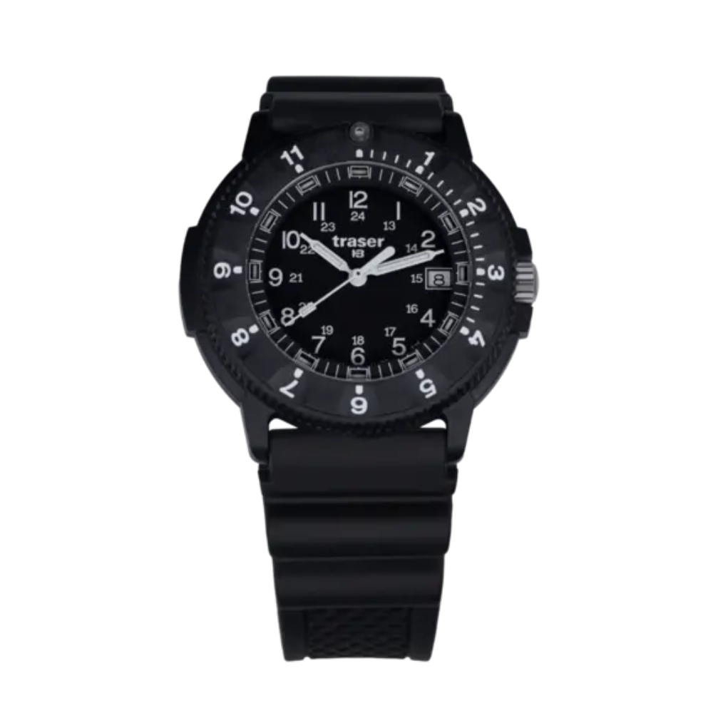 Traser P65 Tactical Mission Black 111830 Watch (Rubber Strap)