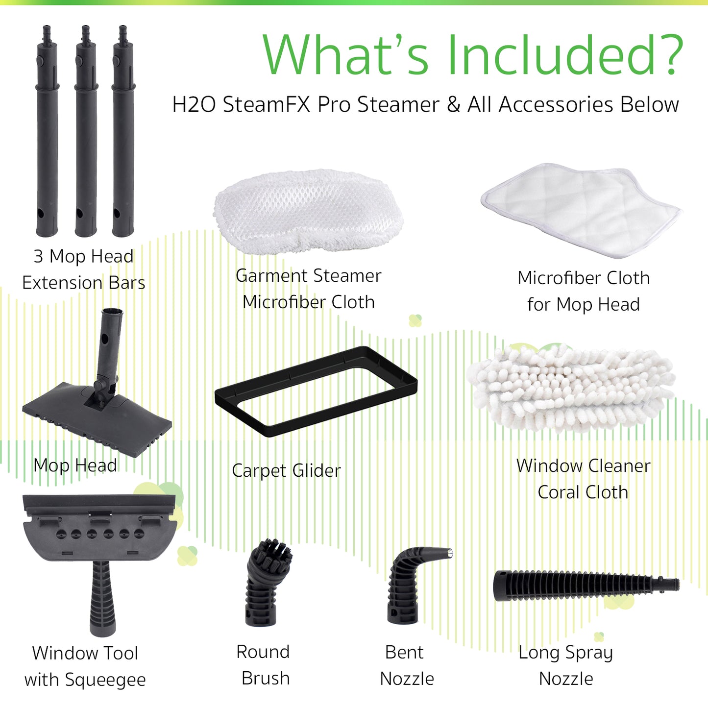 H20 Steam FX Pro Prestige Pack Kit including £100 worth of Accessories