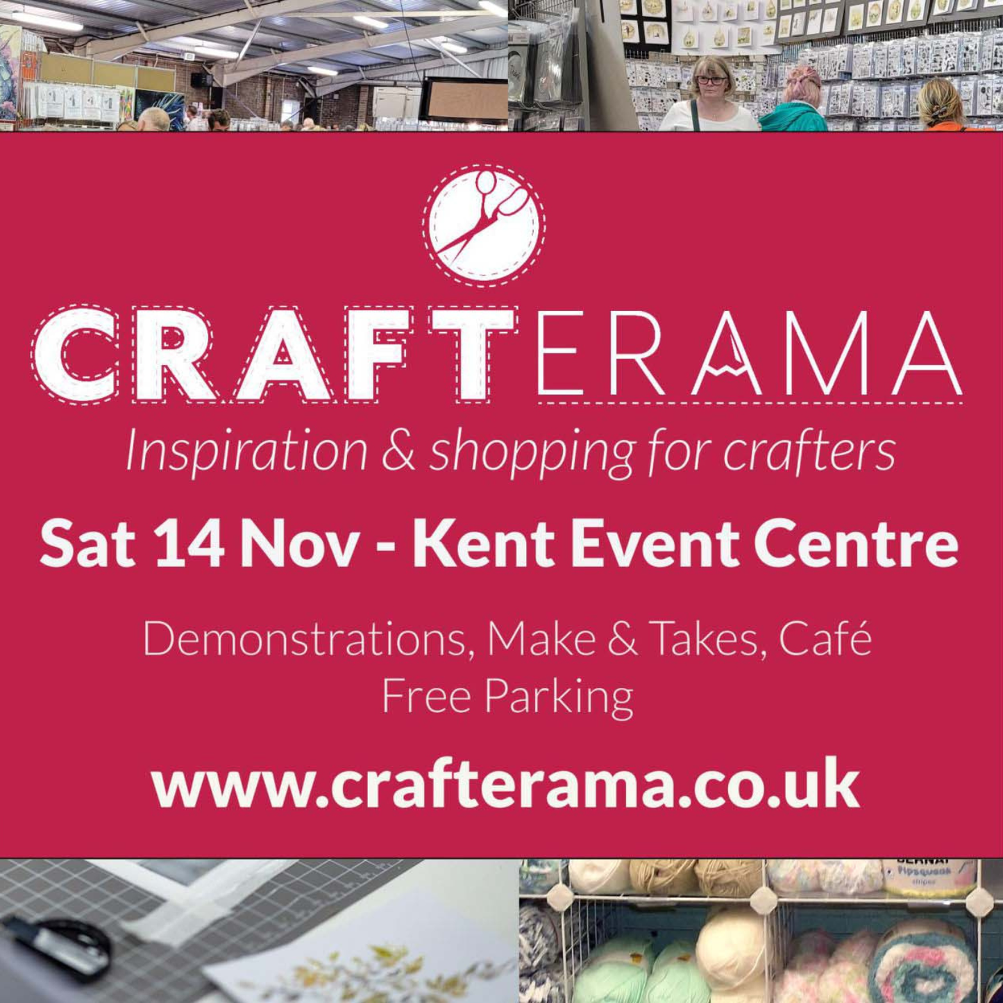 Crafterama 'A Day of Crafting Inspiration' Show Ticket (Wristband) - 14th November 2026 - Kent
