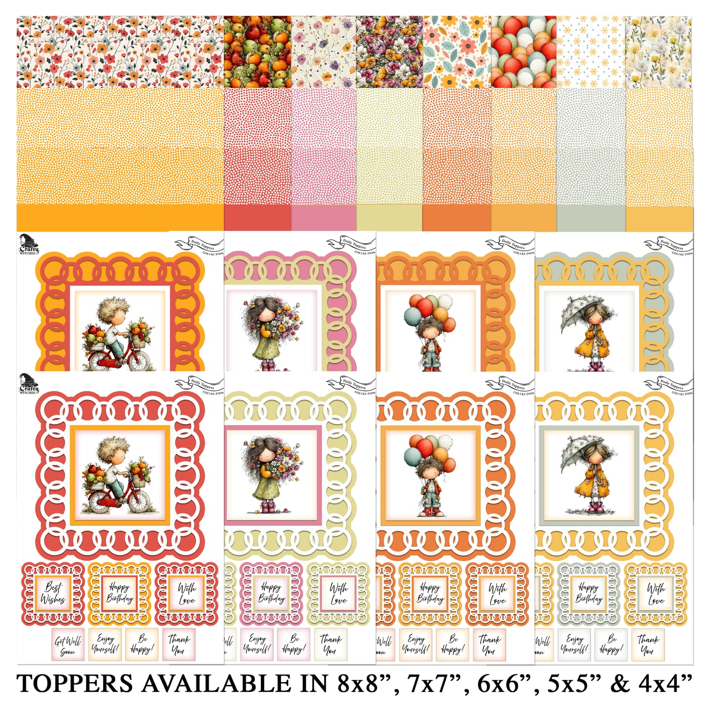 The Crafty Witches Doily Toppers Vol I Digital Collection