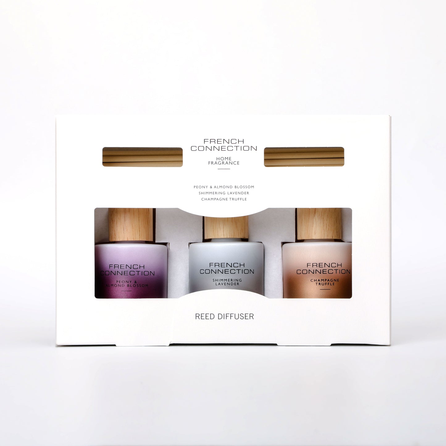 French Connection Ombre Range Trio of Reed Diffuser Gift Set - 3 x 50ml