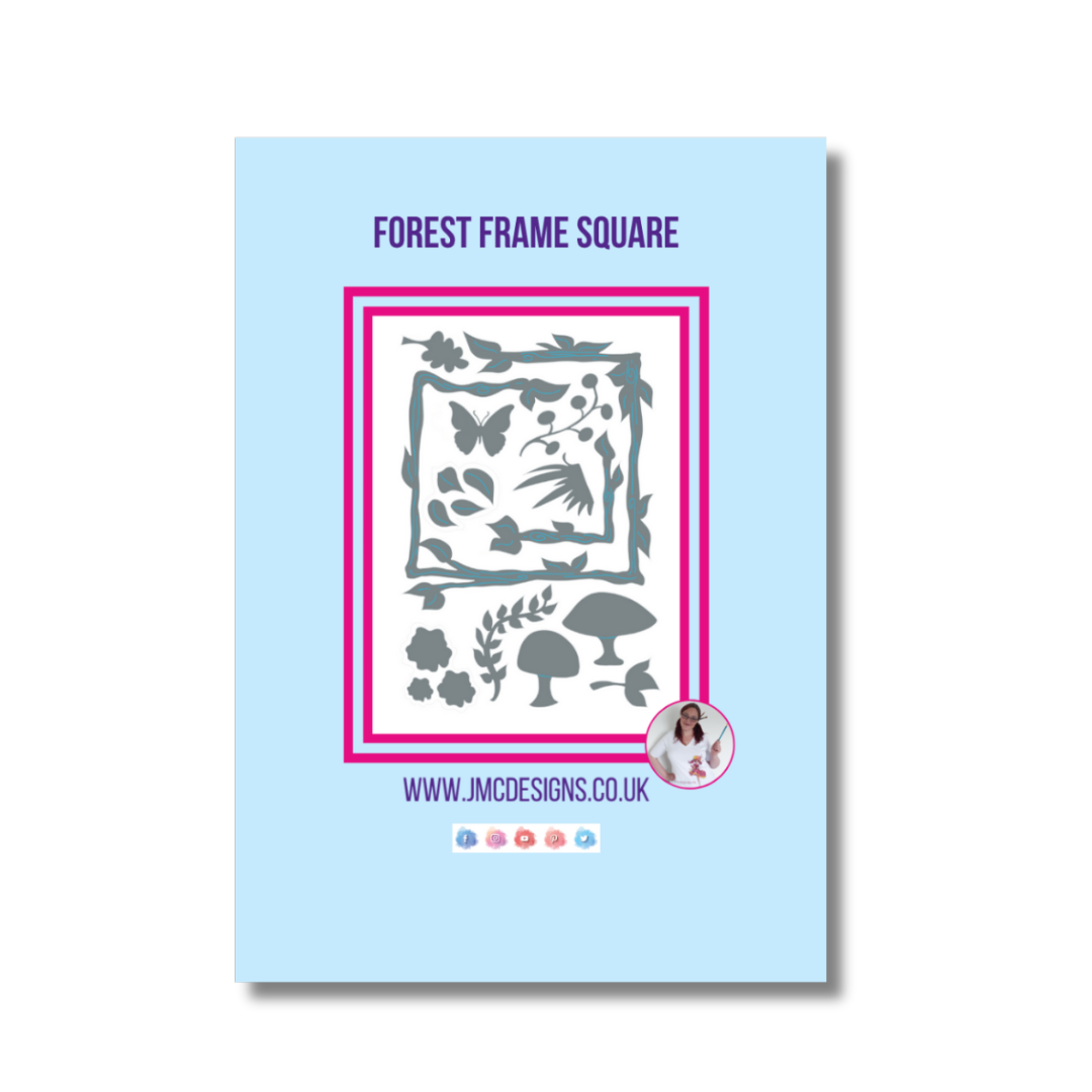 JMC Designs A5 Forest Frame Square Die Set