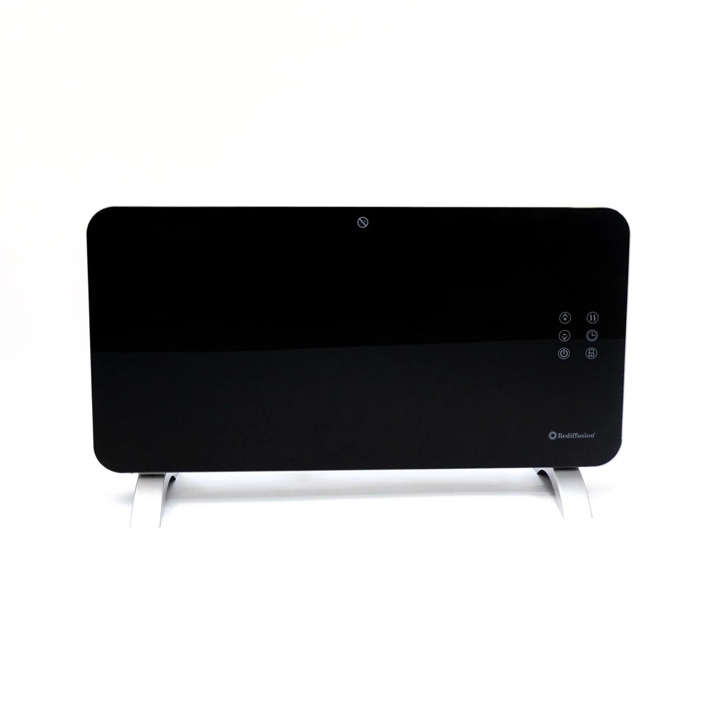 Rediffusion Smart Glass Panel Heater 1500W - Black
