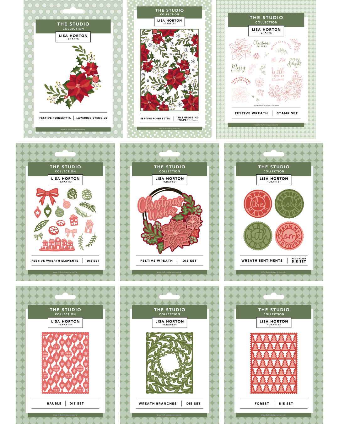 Lisa Horton Crafts Christmas 2026 Collection Buy The Show Bundle