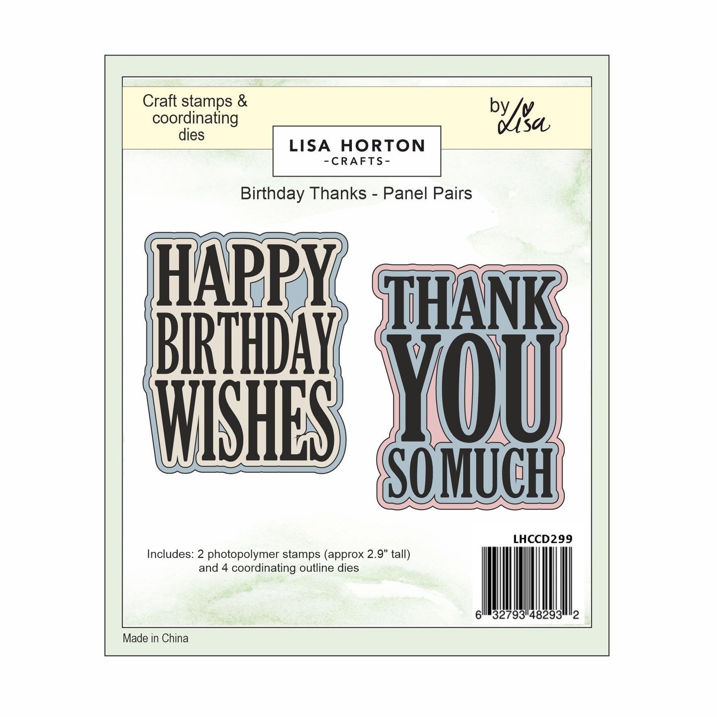 Lisa Horton Crafts Lazy Daisy & Panel Pairs Die & Stamp Sets | Exclusive Bundle