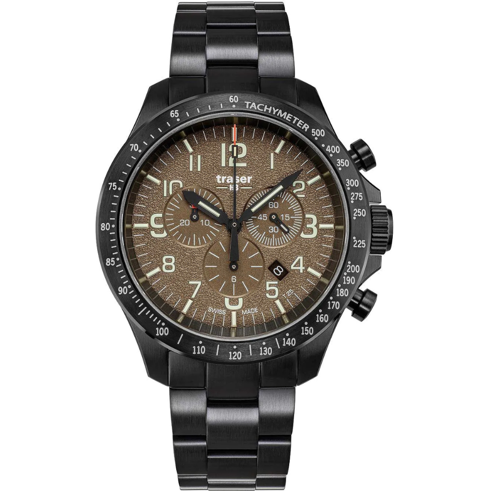 Traser H3 P67 Officer Chronograph Steel Watch