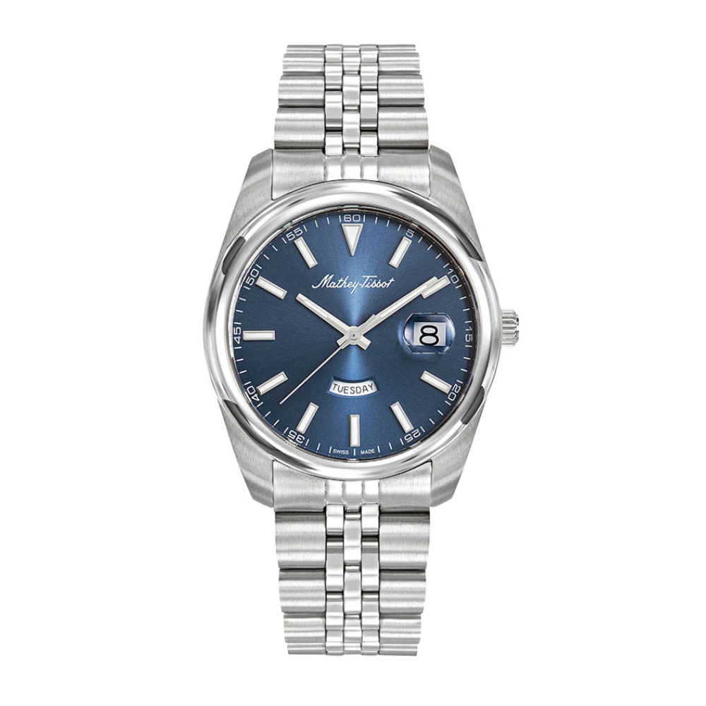 Mathey Tissot Mathy Day-Date Blue Watch