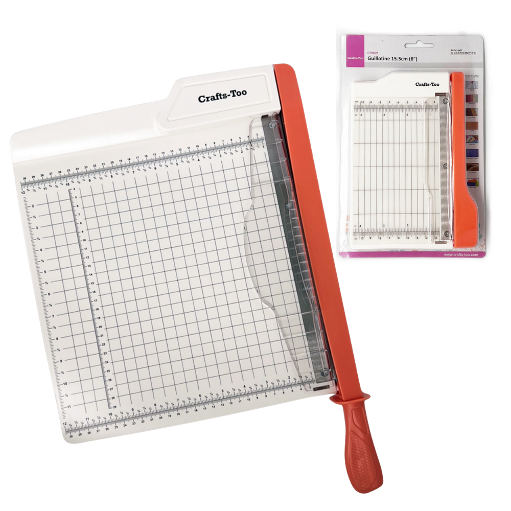 Crafts Too 12" x 12" Guillotine with FREE 6" Guillotine Worth £15!