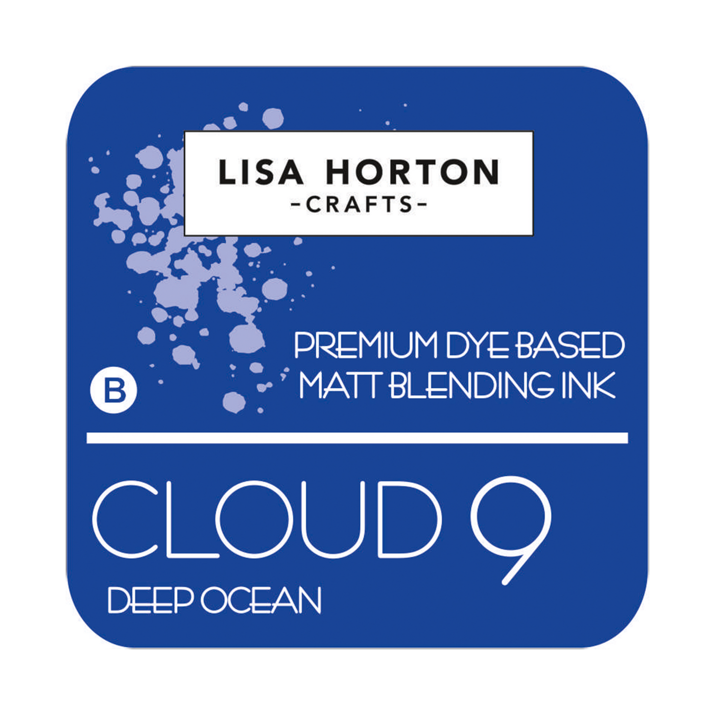 Lisa Horton Crafts Cloud 9 Matt Blending Ink Pad - Deep Ocean