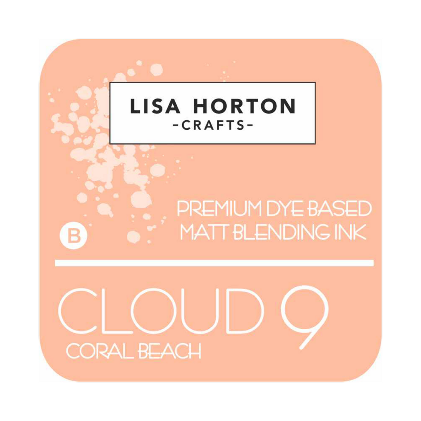 Lisa Horton Crafts Cloud 9 Matt Blending Ink Pad - Coral Beach
