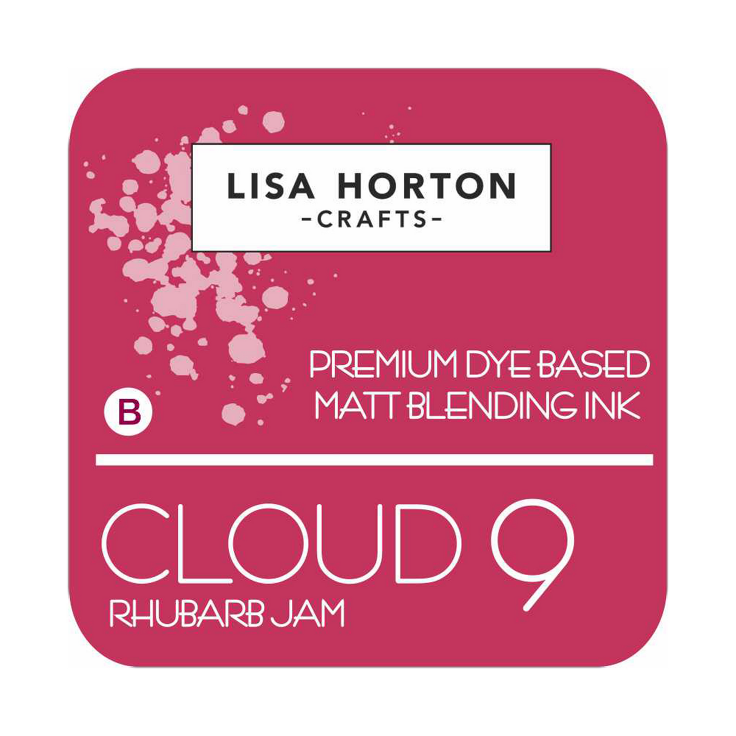 Lisa Horton Crafts Cloud 9 Matt Blending Ink Pad - Rhubarb Jam