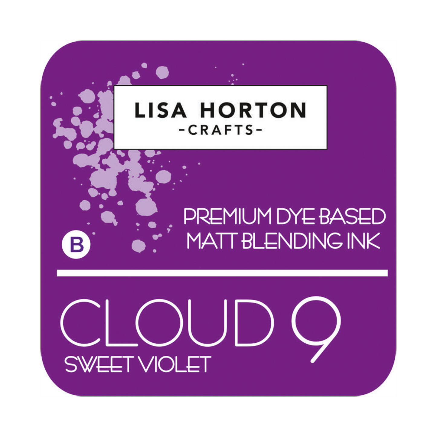 Lisa Horton Crafts Cloud 9 Matt Blending Ink Pad - Sweet Violet