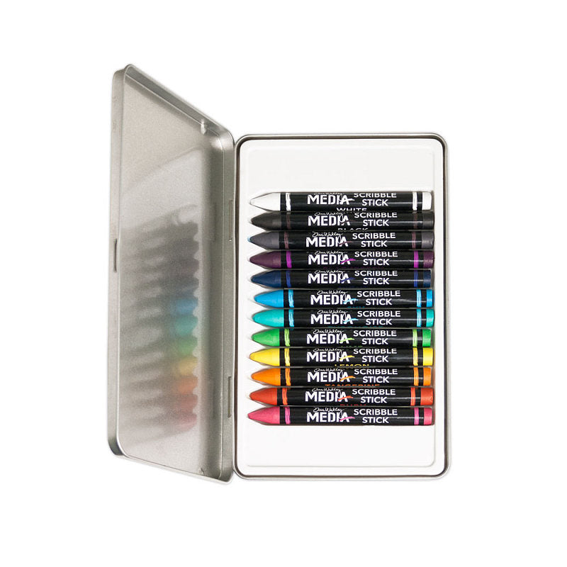 Dina Wakley MEdia Scribble Sticks #1