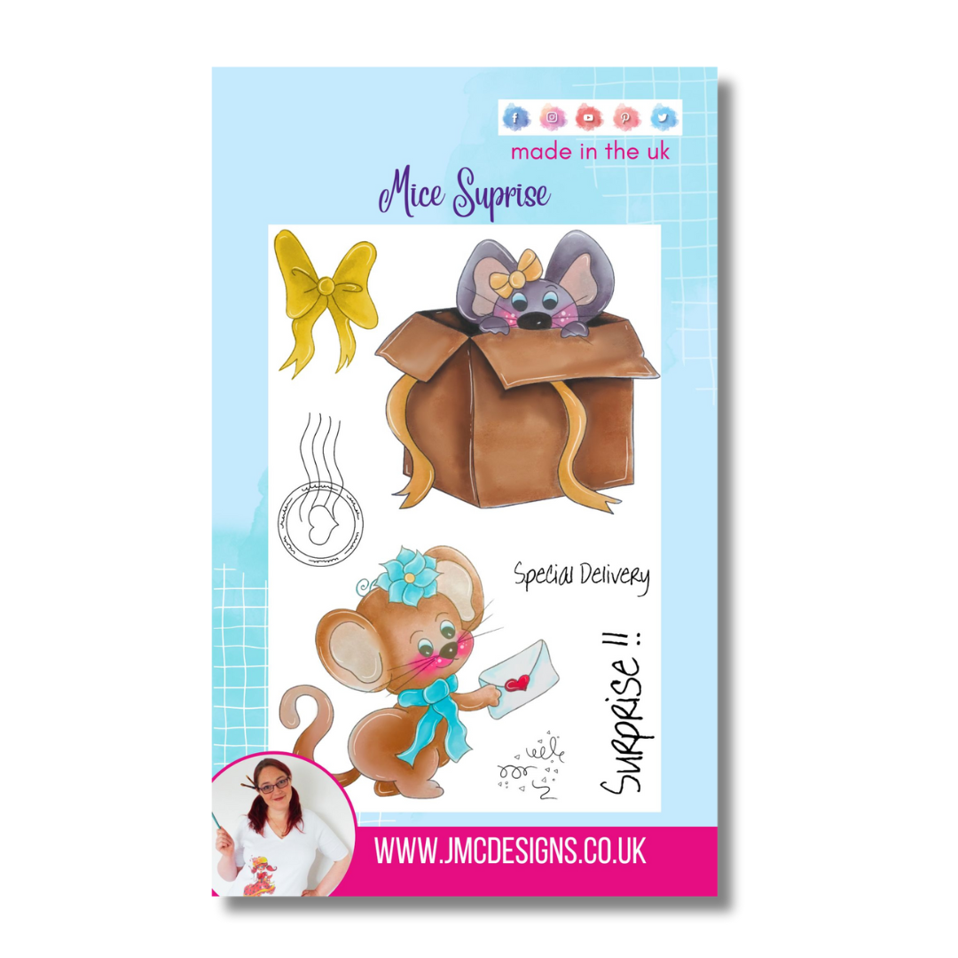 JMC Designs Mice Surprise A6 Stamp