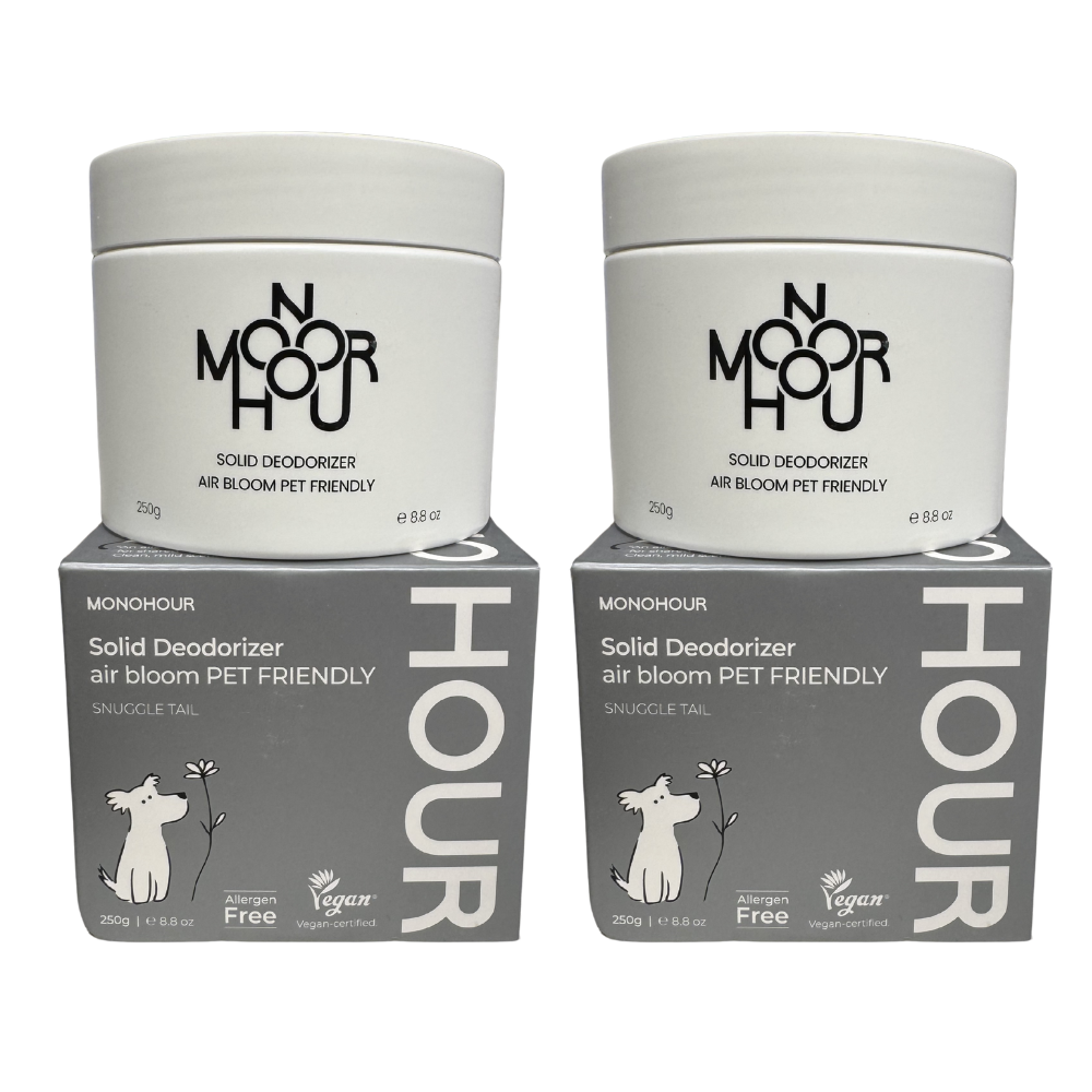 Monohour Air Bloom Signature Solid Deodoriser Twin Pack - Snuggle Tail