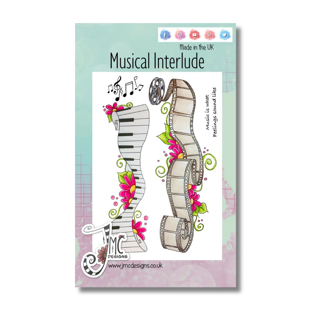 JMC Designs Musical Interlude A6 Stamp Set