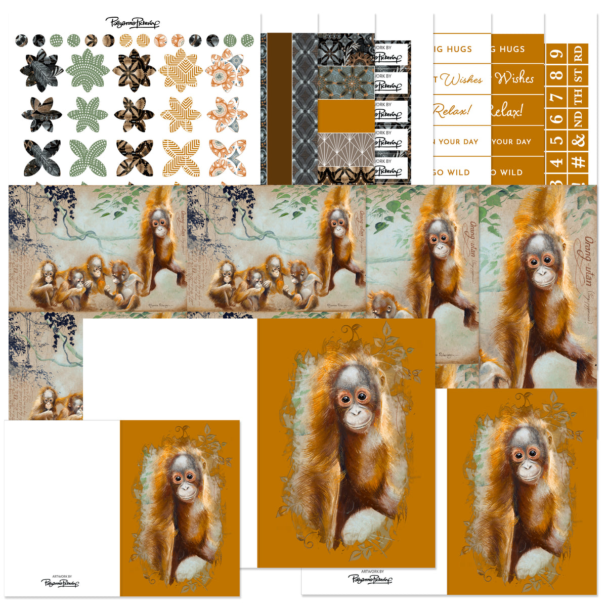 The Crafty Witches Pollyanna Pickering's Orangutan Buffonery Digital Collection