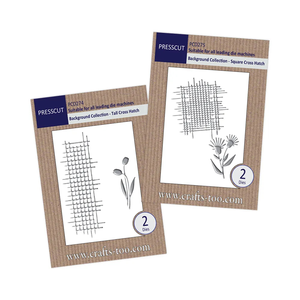 Press Cut BOGOF Cross Hatch - Square & Tall Die Sets