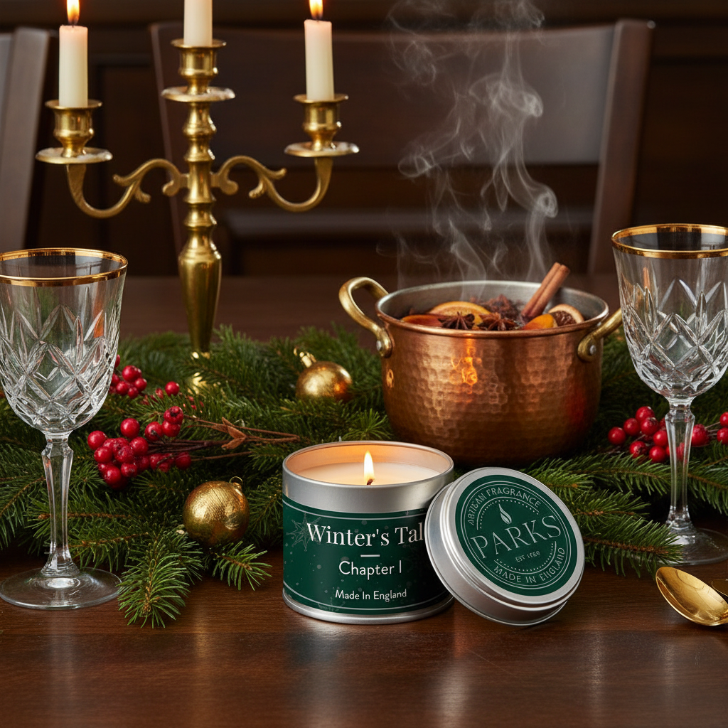 Parks London Winters Tale 165gm Wax Candle Tin - Frost Fair Chapter 1