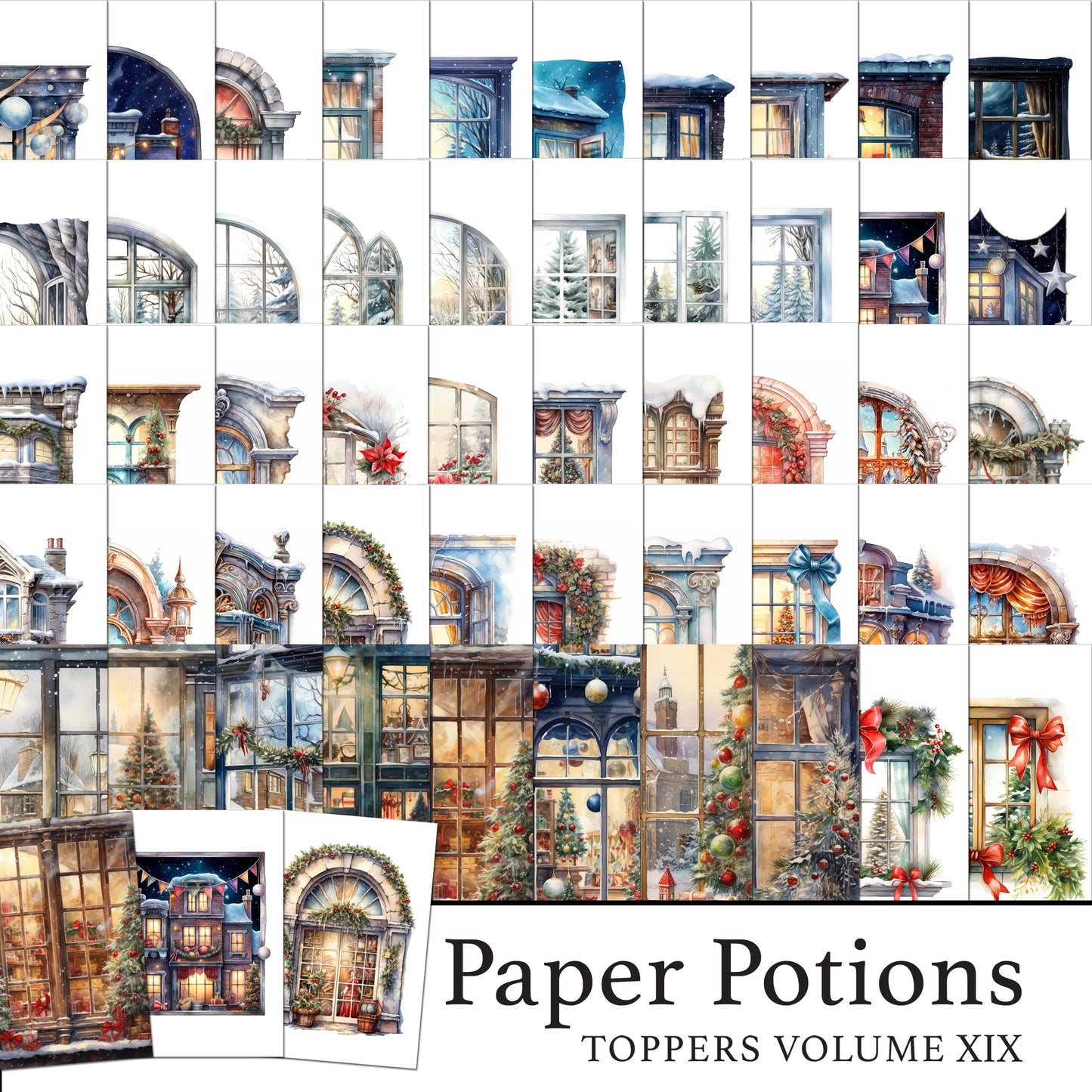 The Crafty Witches Paper Potions Toppers Vol XIX Digital Collection