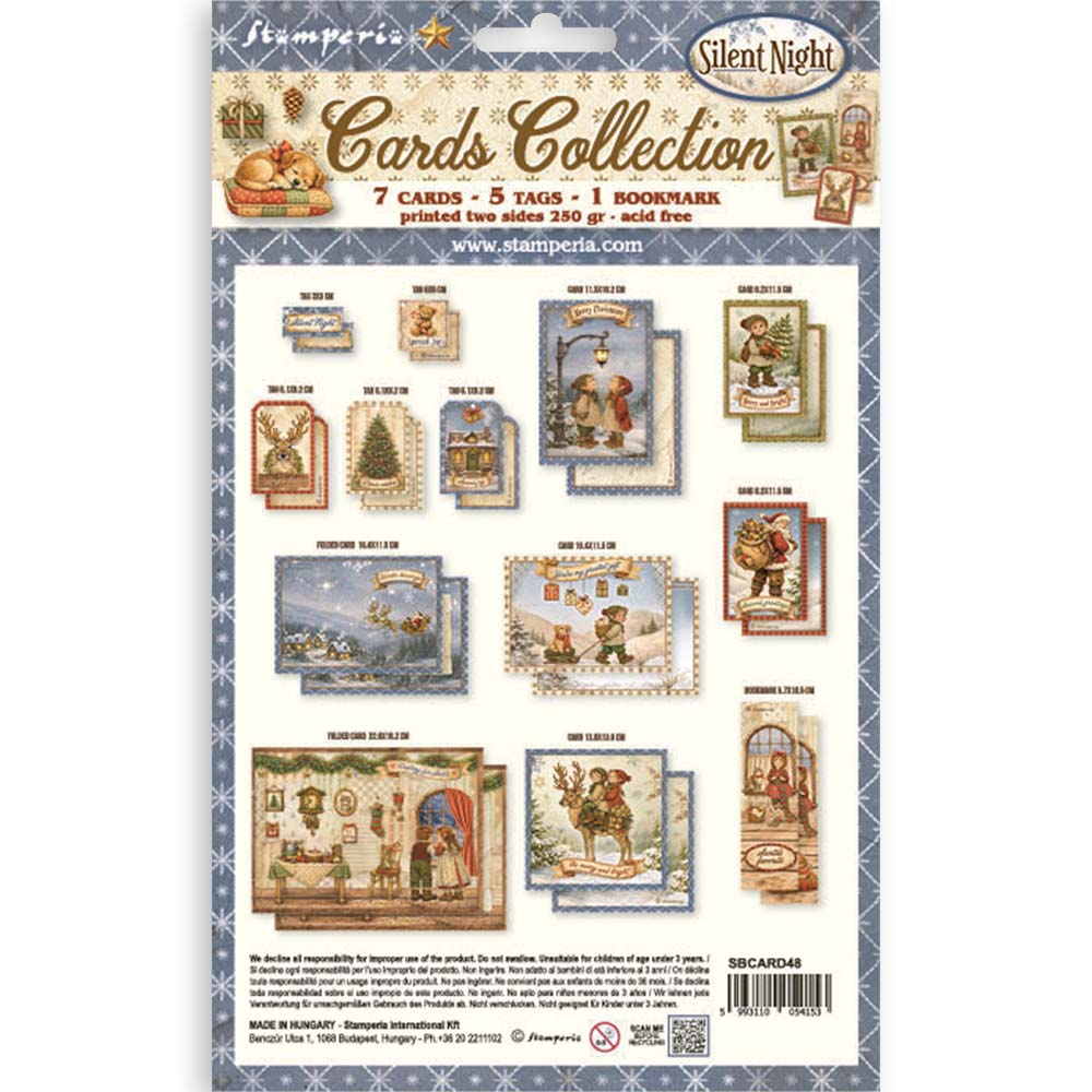 Stamperia Silent Night Cards Collection