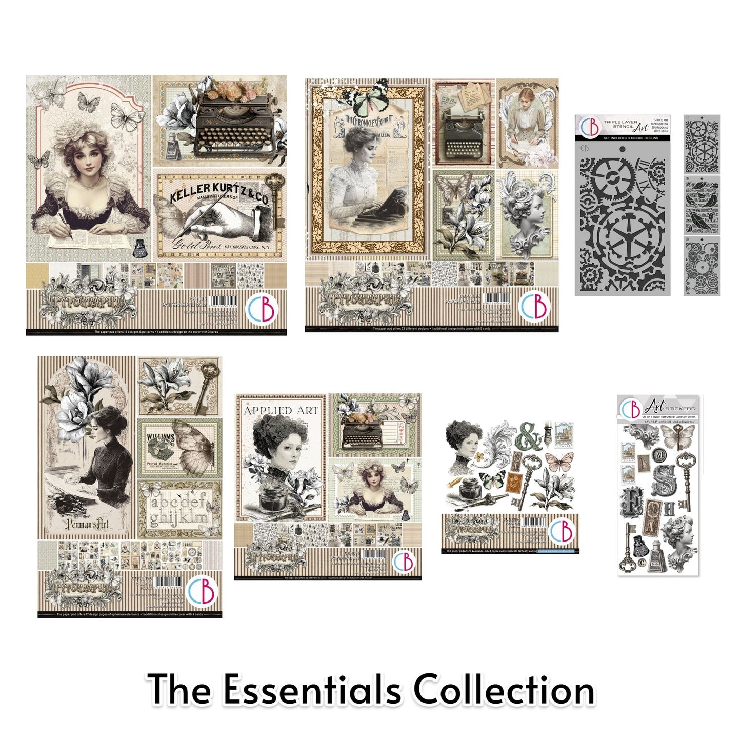 Ciao Bella Paper Typographic Paper Collection