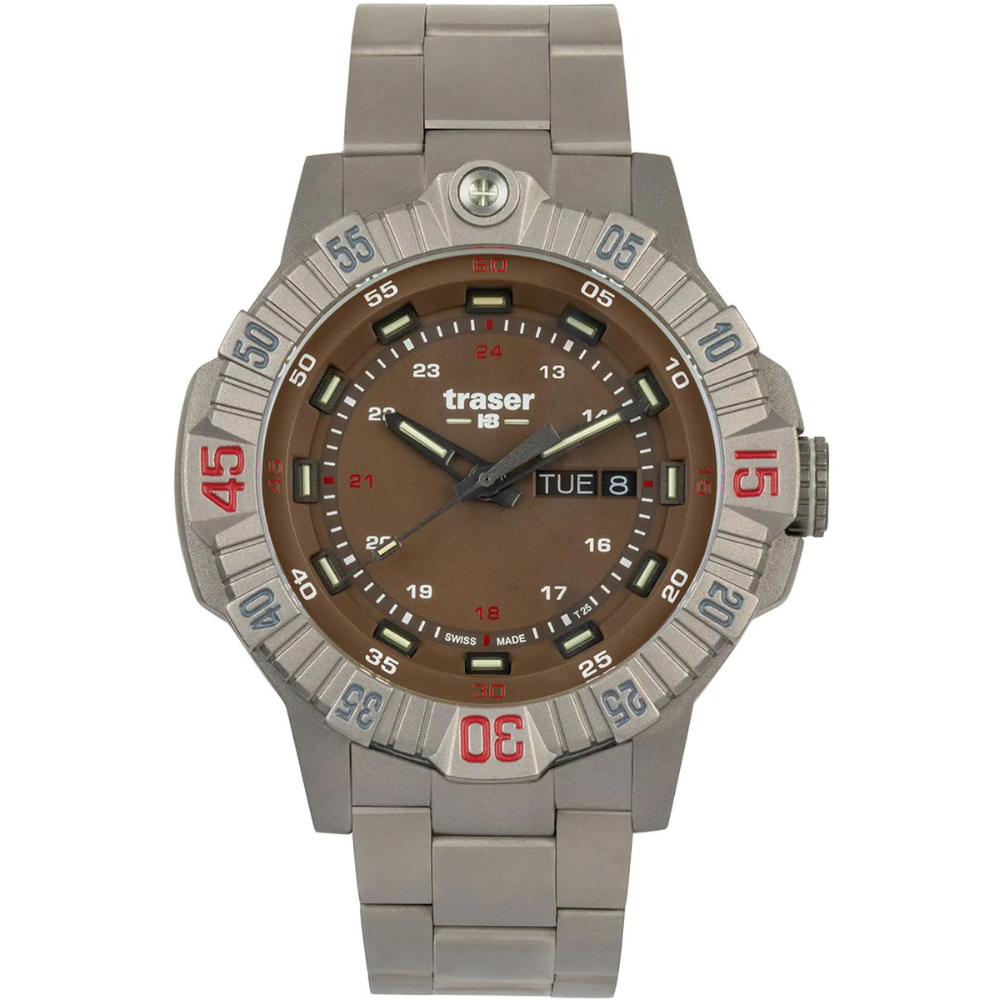 Traser H3 110668 Tactical Brown Titan Mens Watch