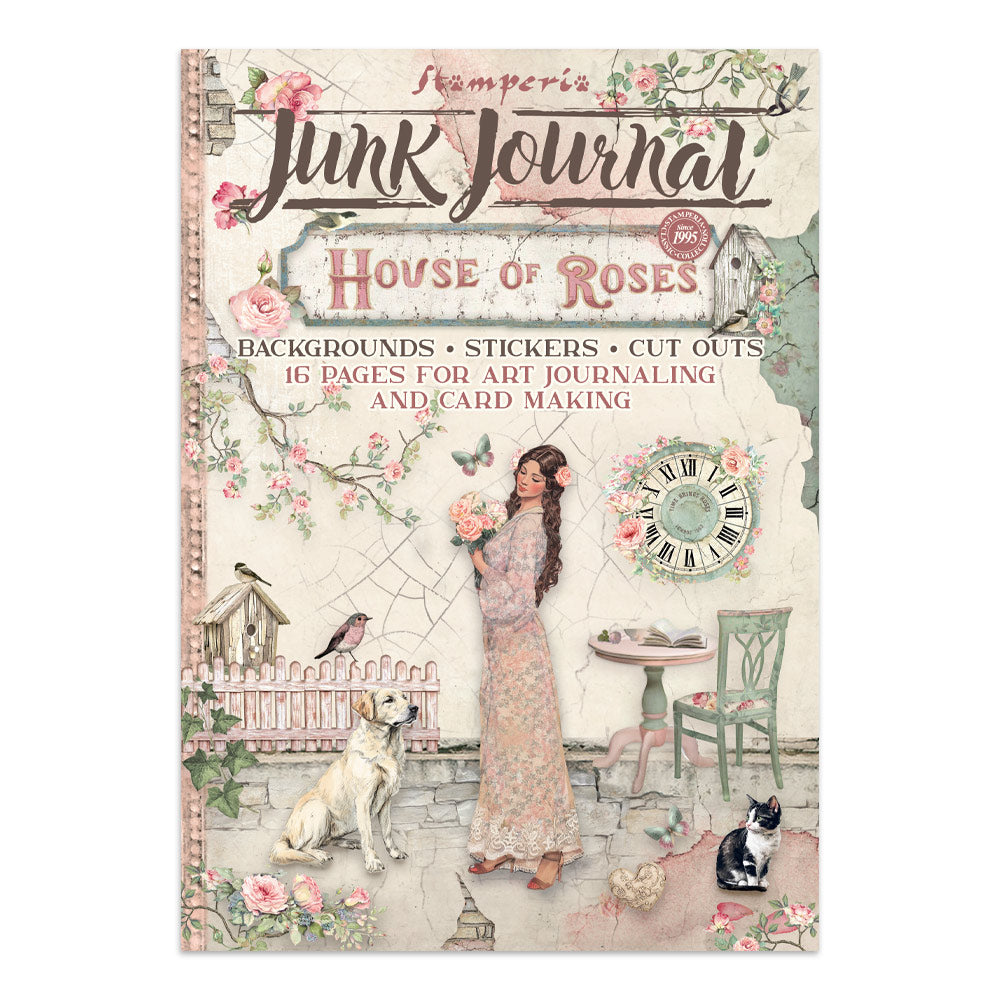 Stamperia House of Roses Junk Journal