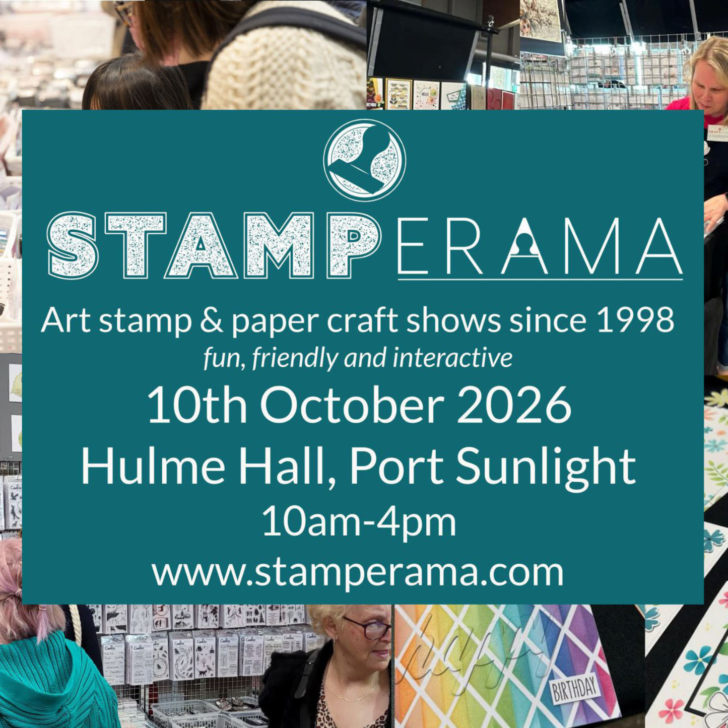 Stamperama Art Stamp and Paper Craft Show Ticket (Wristband) - 10th October 2026 - Port Sunlight
