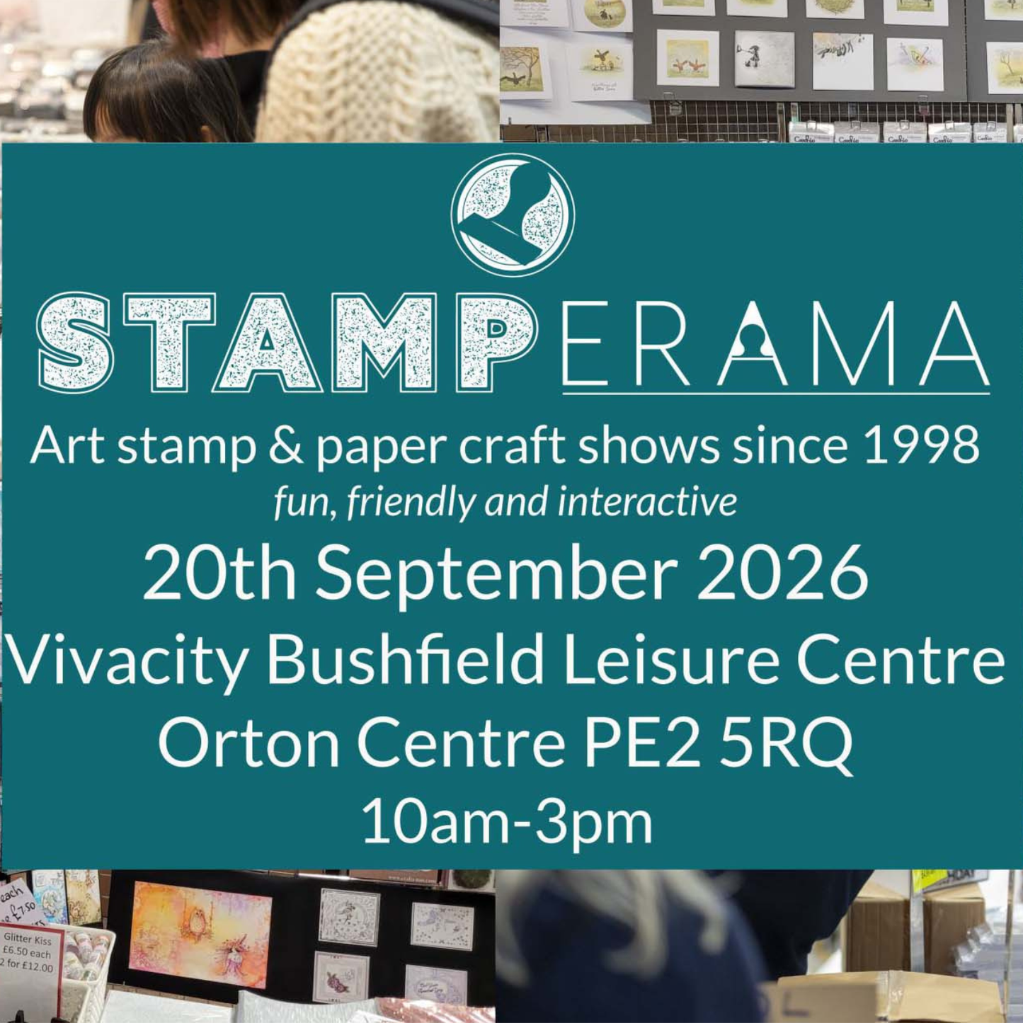 Stamperama Art Stamp and Paper Craft Show Ticket (Wristband) - 20th September 2026 - Peterborough