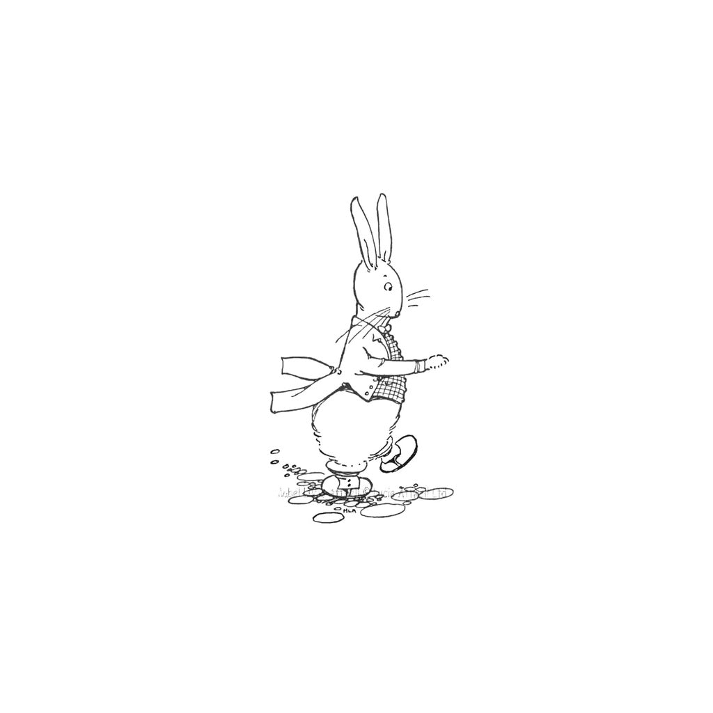 The Artistic Stamper White Rabbit Small Stamp