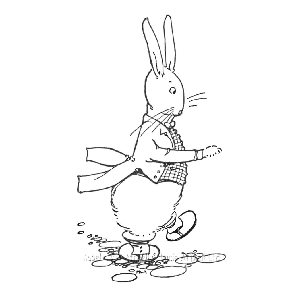 The Artistic Stamper White Rabbit Stamp