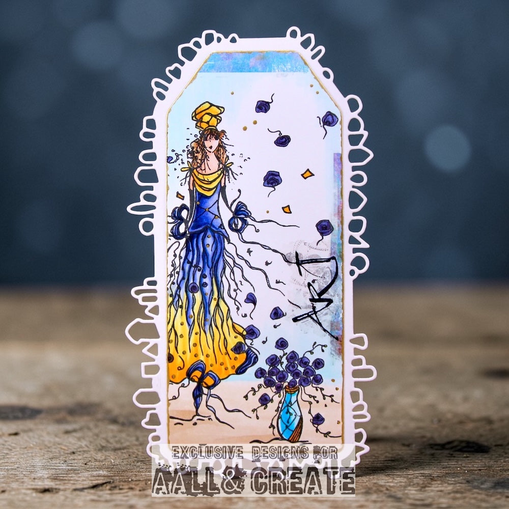 AALL & Create Whispers of Form Soizic Stamps Bundle | 6 Stamp Set Collection #TP-1398 to #TP-1403