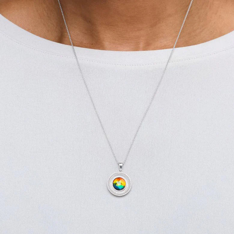 Canadian Ammolite Gems by Kenneth Bradley ‘Tiffany’ Pendant