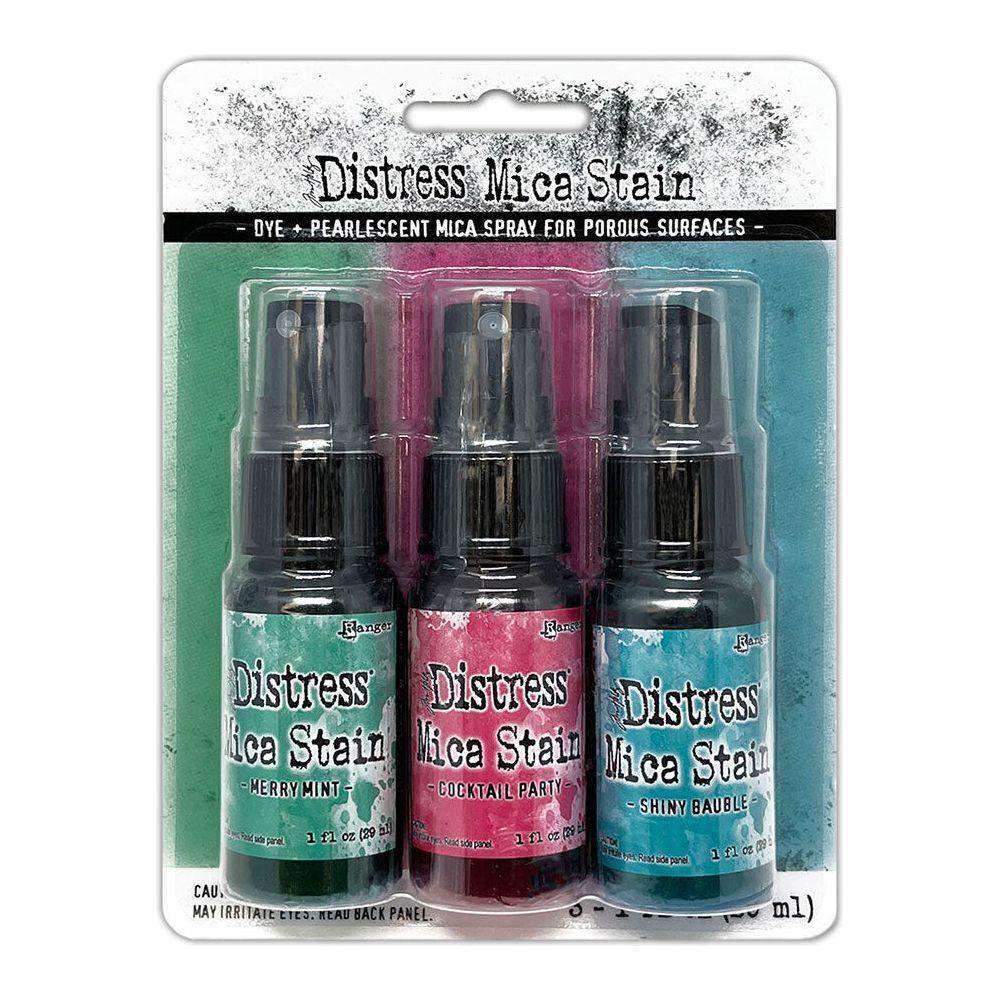 Tim Holtz Distress Mica Stains - Holiday Set #4