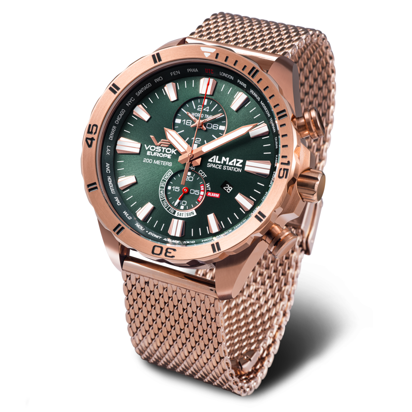 Vostok Europe Almaz Space Station YM8J-320B656 Watch