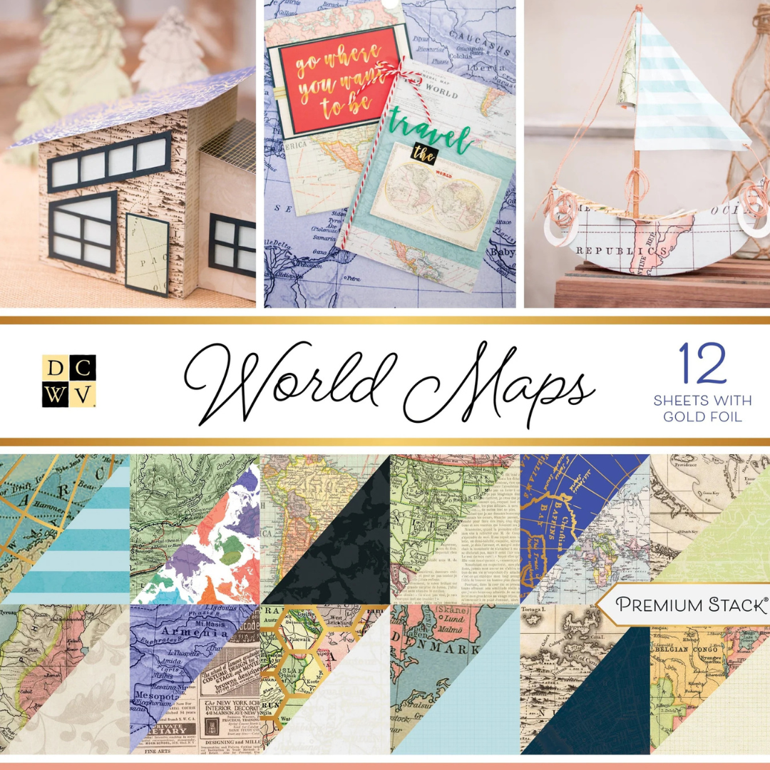 DCWV Double-Sided 12" x 12" Cardstock Stack - 36 Sheets