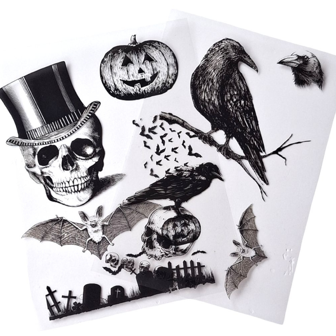Bee Crafty Transparency Prints A5 - All Hallows