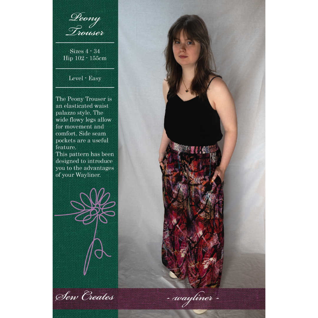 Franklins Peony Trouser Palazzo Style Pattern