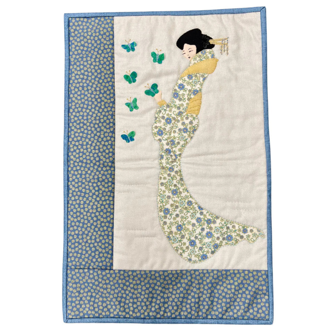 Village Fabrics Kochou Geisha Wall-Hanging Kit