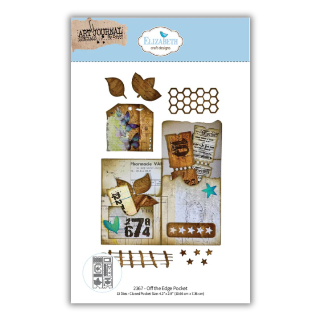 Elizabeth Craft Designs Off the Edge Pocket die Set - 13 Dies