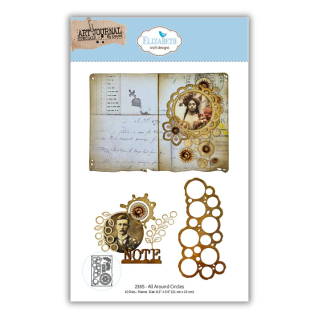 Elizabeth Craft Designs All Around Circles Die Set - 10 Dies